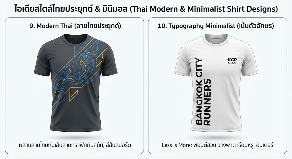 งานผลิตจากโรงงานเสื้อพิมพ์ลาย ลายไทยทันสมัย