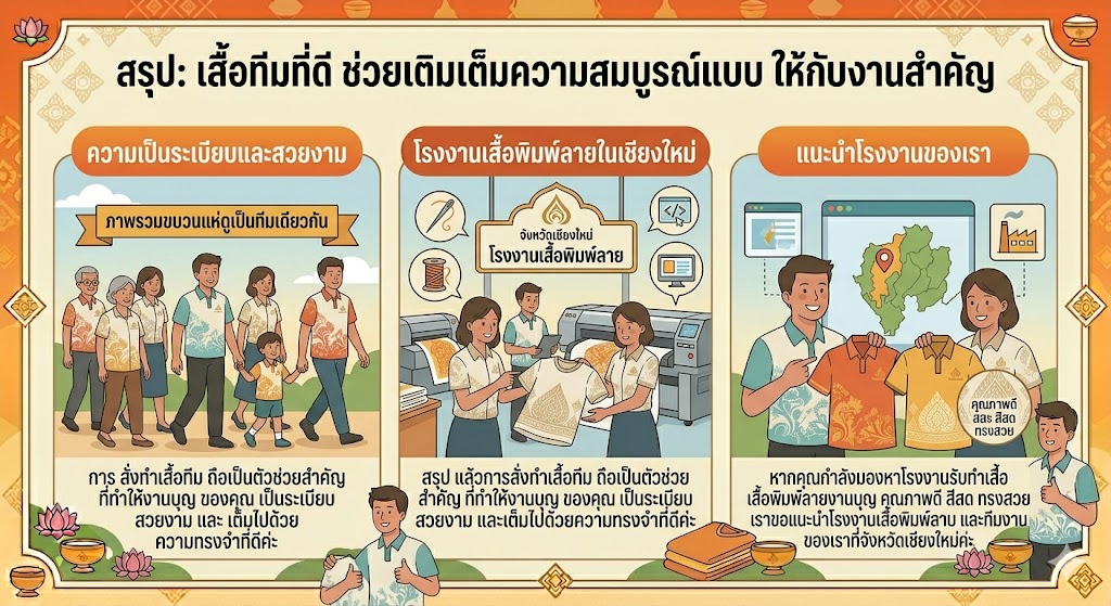 เสื้อพิมพ์ลายงานบุญ