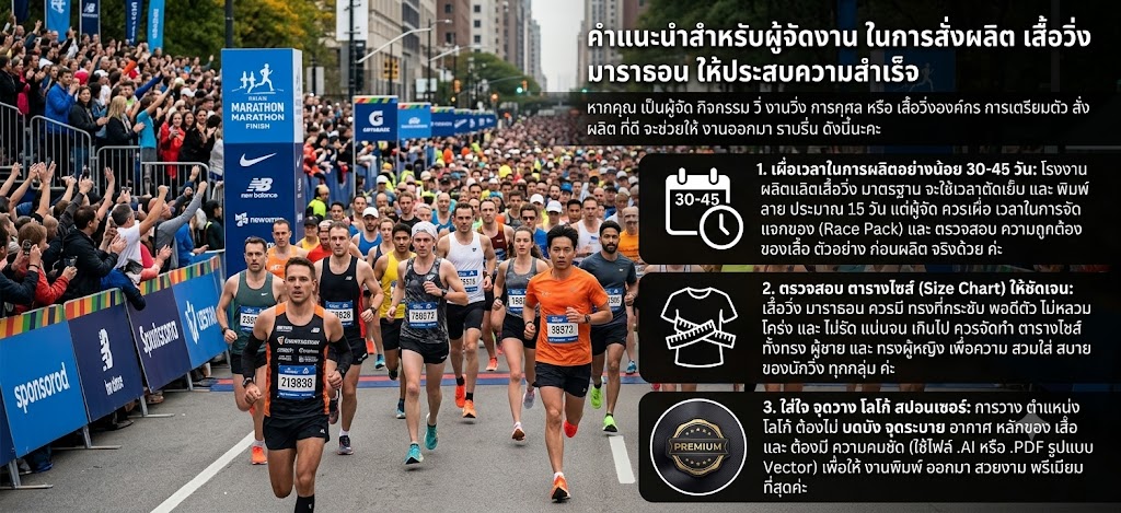 เสื้อวิ่งมาราธอน แตกต่างจากเสื้อกีฬาอย่างไร? เจาะลึกผ้าที่นักวิ่งเลือก 6 เสื้อวิ่งมาราธอน
