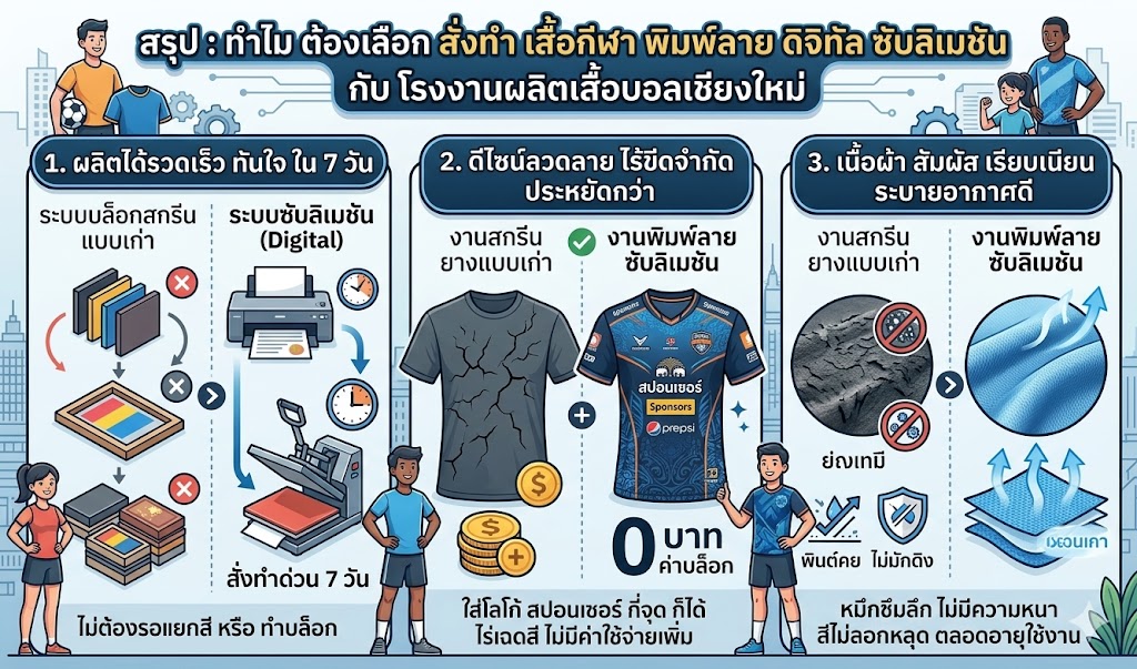  โรงงานผลิตเสื้อบอลเชียงใหม่ 
