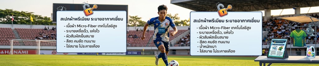  เสื้อฟุตบอลพิมพ์ลาย