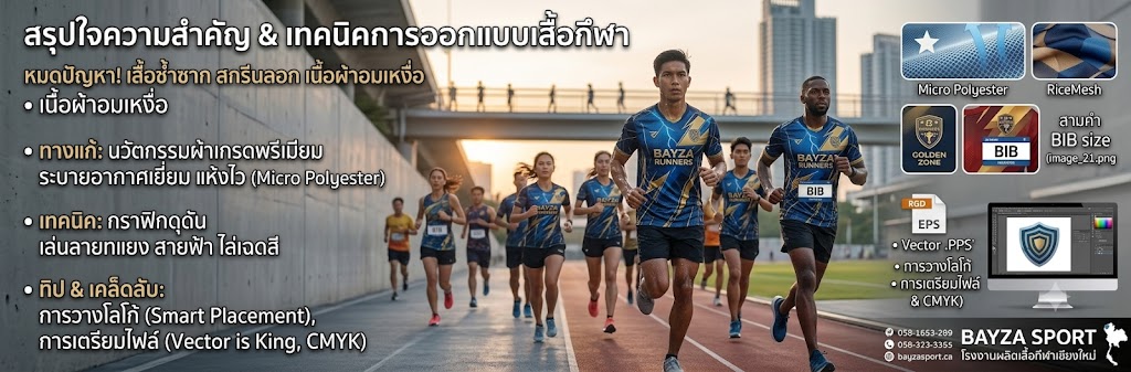รวมไอเดียออกแบบเสื้อวิ่งพิมพ์ลาย ปี 2026 สวย เท่ ไม่ซ้ำใคร 9 เสื้อวิ่งพิมพ์ลาย