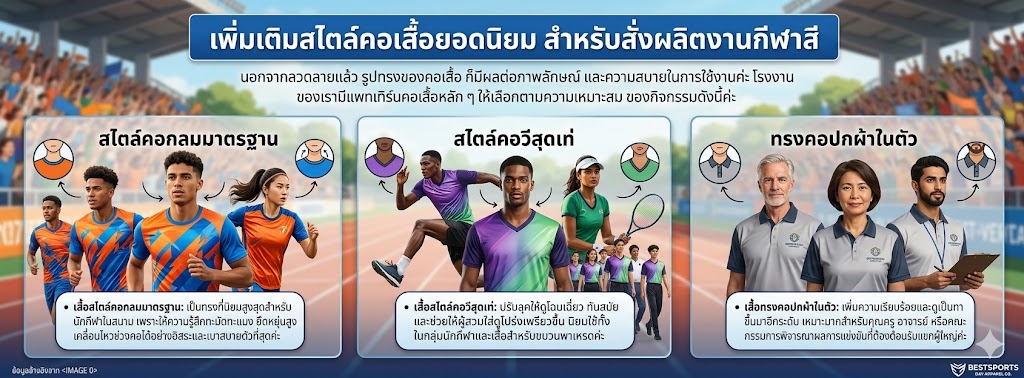 รับทำเสื้อกีฬาสีพิมพ์ลาย ออกแบบฟรี ราคาโรงงาน ไม่มีขั้นต่ำ