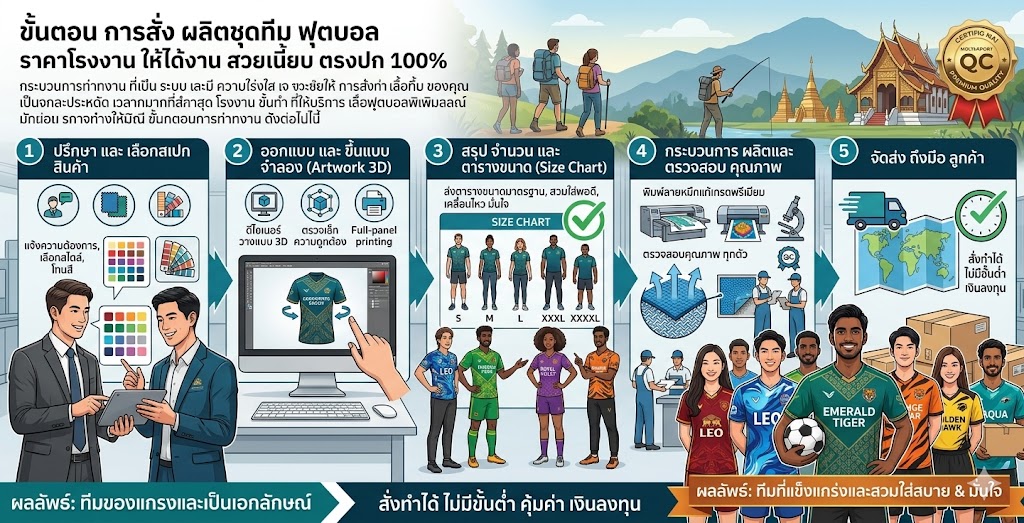  เสื้อฟุตบอลพิมพ์ลาย