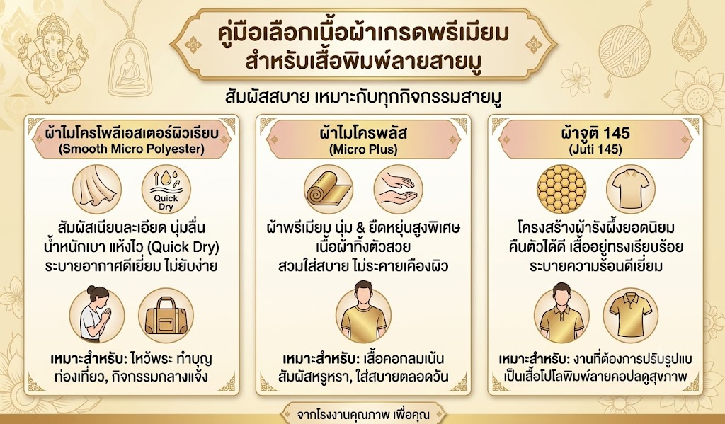 เสื้อพิมพ์ลายสายมูเตลู