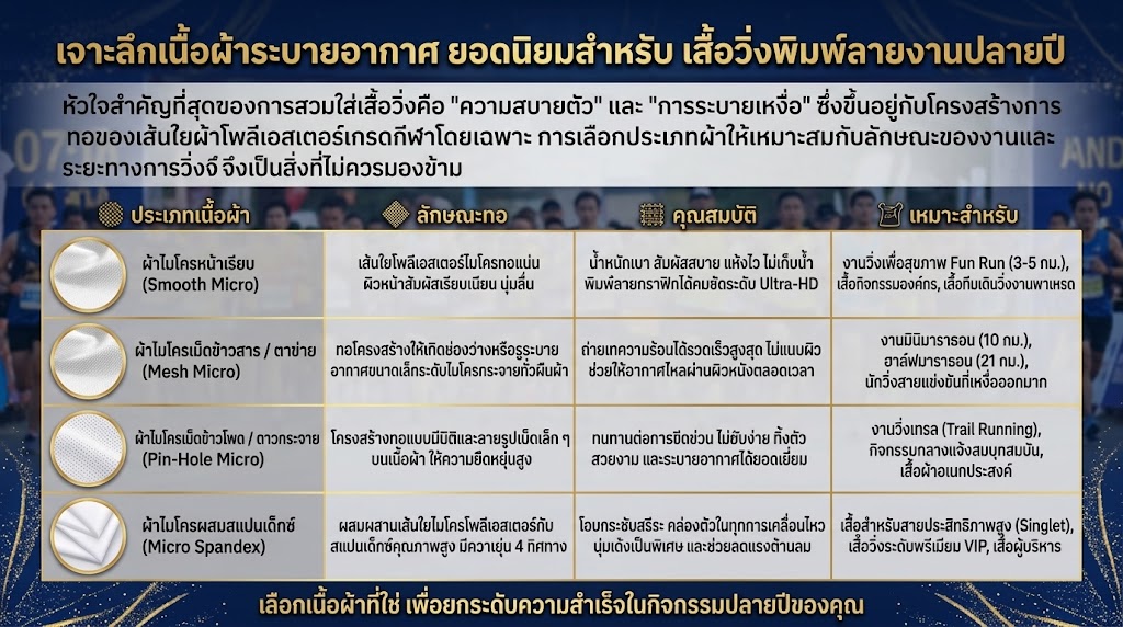 เสื้อวิ่งพิมพ์ลายงานปลายปี 
